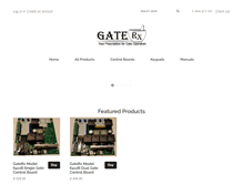Tablet Screenshot of gaterx.com